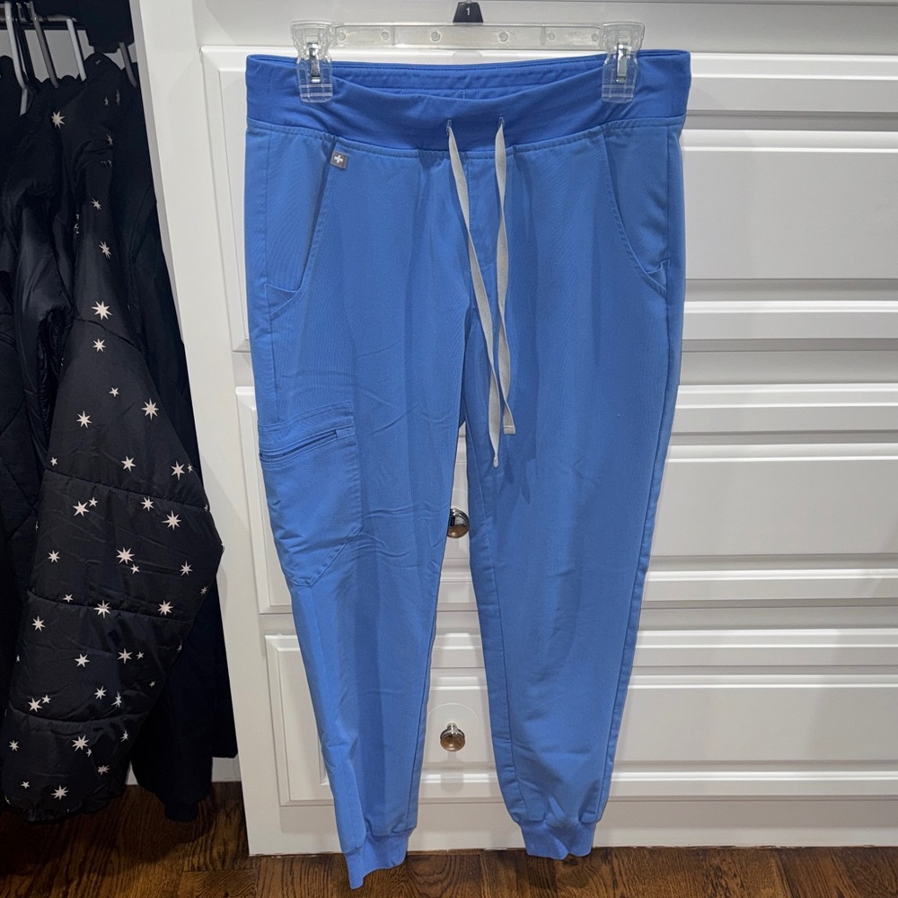 Figs Blue Jogger Scrub Pants